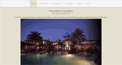 Desktop Screenshot of mycasapiena.com