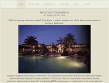 Tablet Screenshot of mycasapiena.com